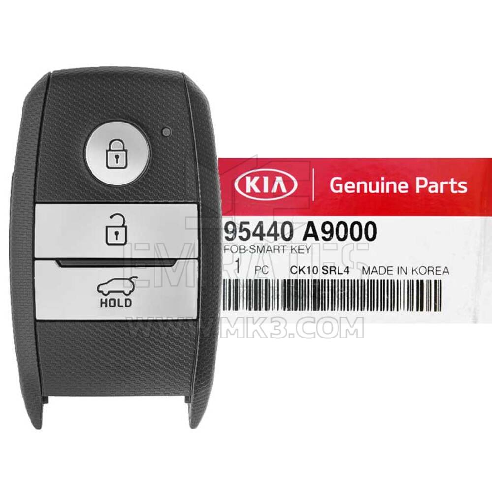 العلامة التجارية الجديدة KIA Carnival 2016 Genuine / OEM Smart Key Remote 3 أزرار 433Mhz HITAG 3 Transponder 95440-A9000 95440A9000 | الإمارات للمفاتيح