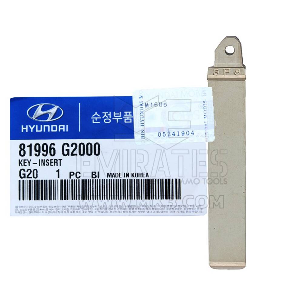 Hyundai Ioniq 2016 Genuine Remote Key Blade 81996-G2000 | MK3