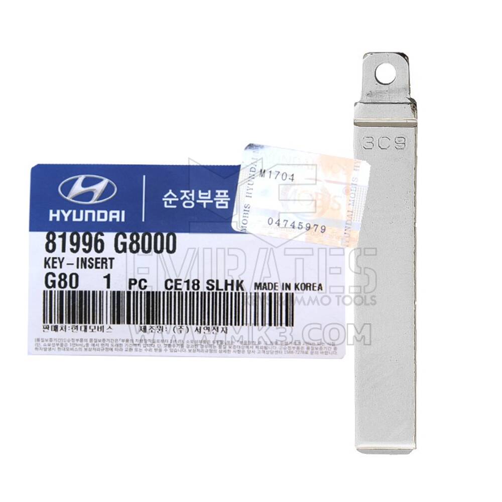 Hyundai Genuine Flip Remote Key Blade 81996-G8000 | MK3