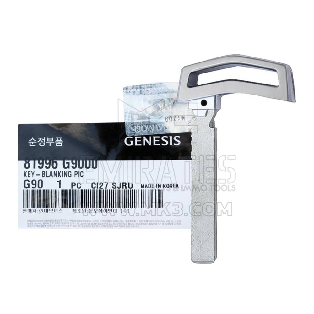 Novo Genuíno/OEM Genesis 2018-2019 Genuíno Smart Key Blade mais largo Número de peça do fabricante: 81996-G9000 | Chaves dos Emirados