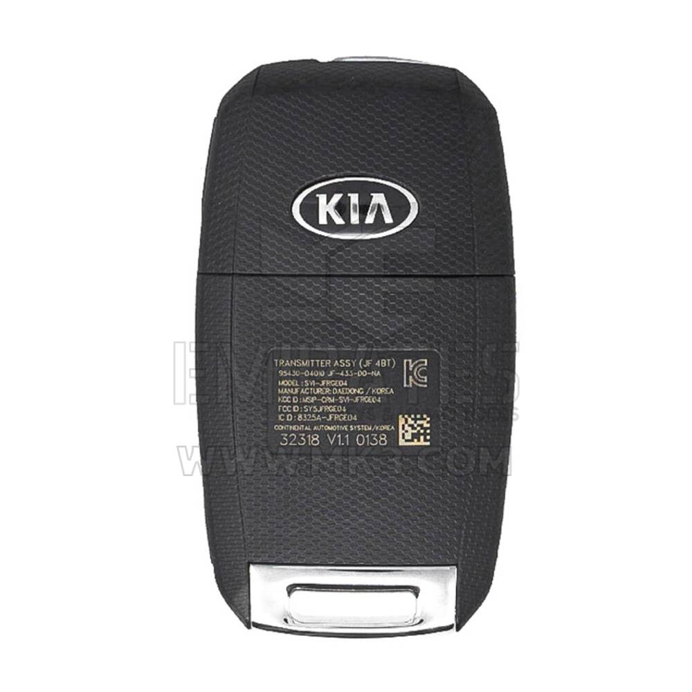 KIA Optima 2016 Flip Remote Key 433MHz 95430-D4010 | mk3