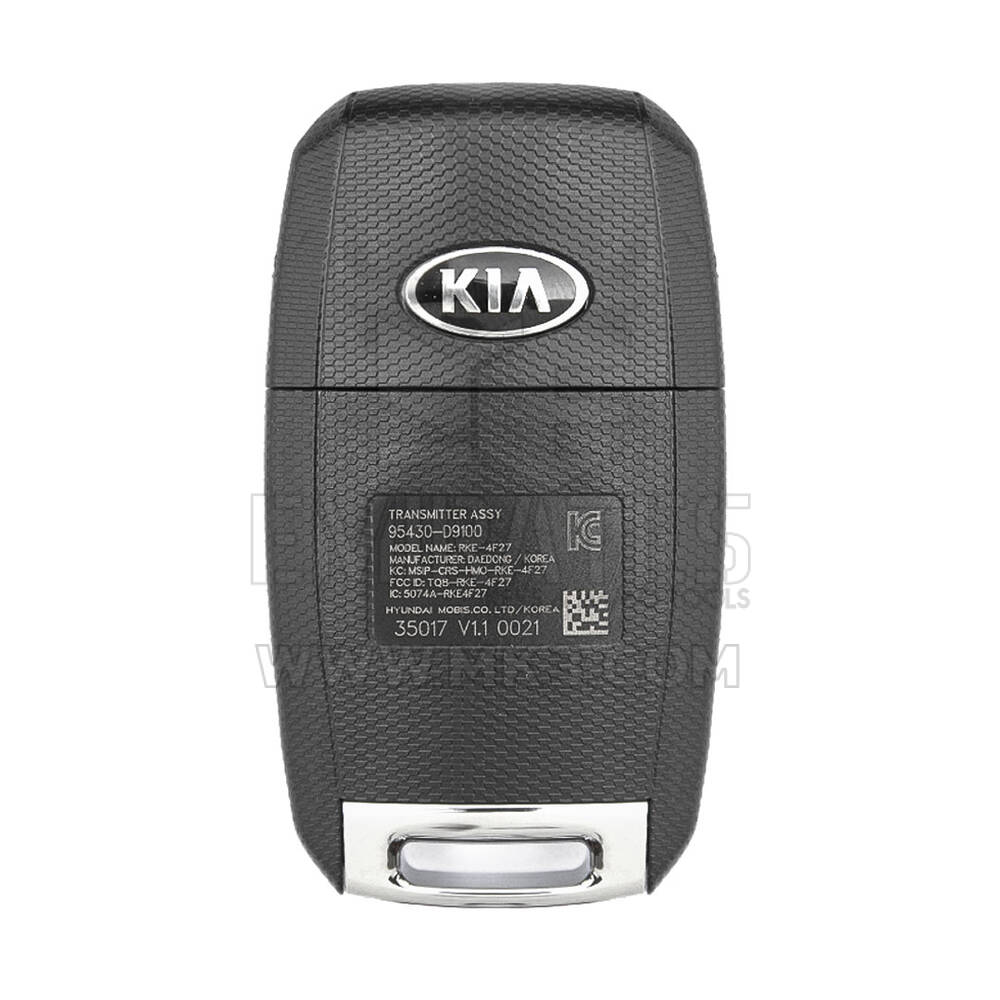 KIA Sportage 2016 Flip Remote Key 433MHz 95430-D9100 | MK3