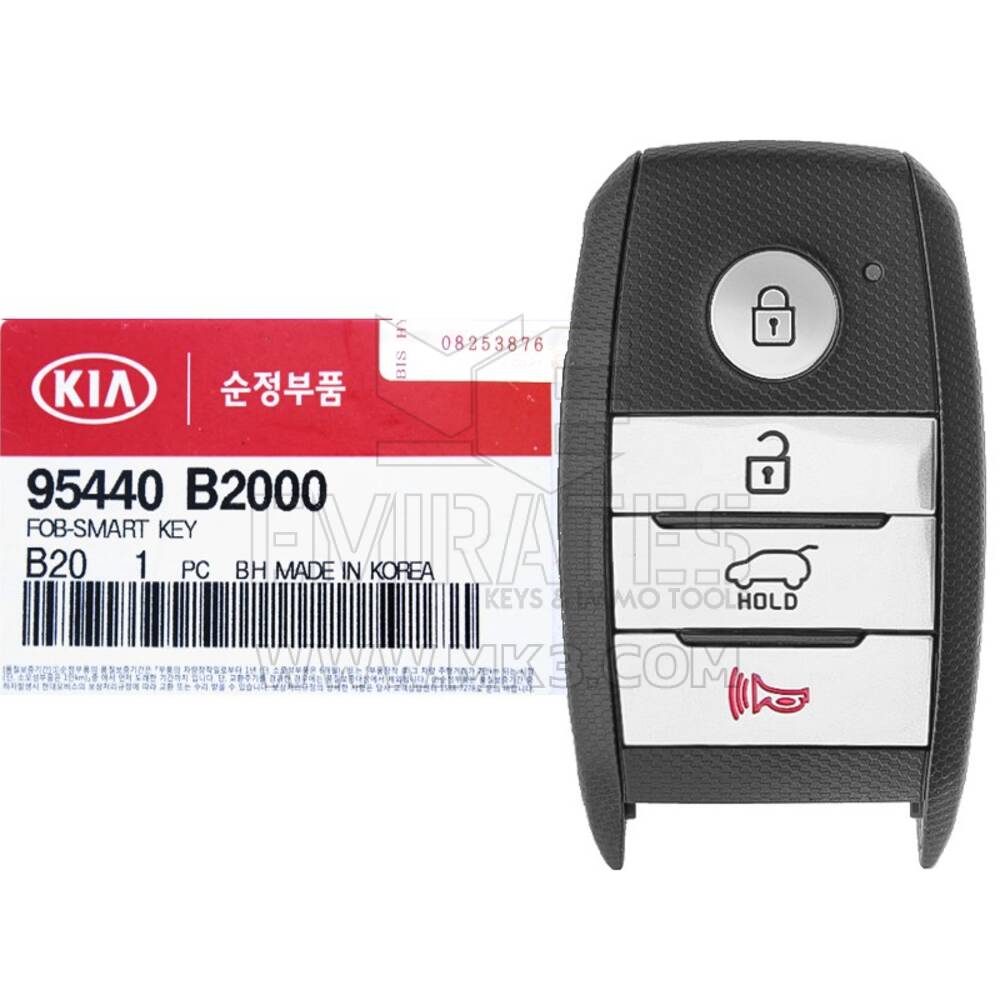 Brand NEW KIA Soul 2014-2016 Genuine/OEM Smart Key Remote 4 Buttons 433MHz 95440-B2000 FCCID: CQ0FN00100 | Emirates Keys