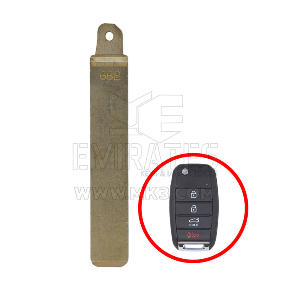 KIA Picanto Sabah 2017-2019 Orijinal Flip Remote Blade 81996-G6100