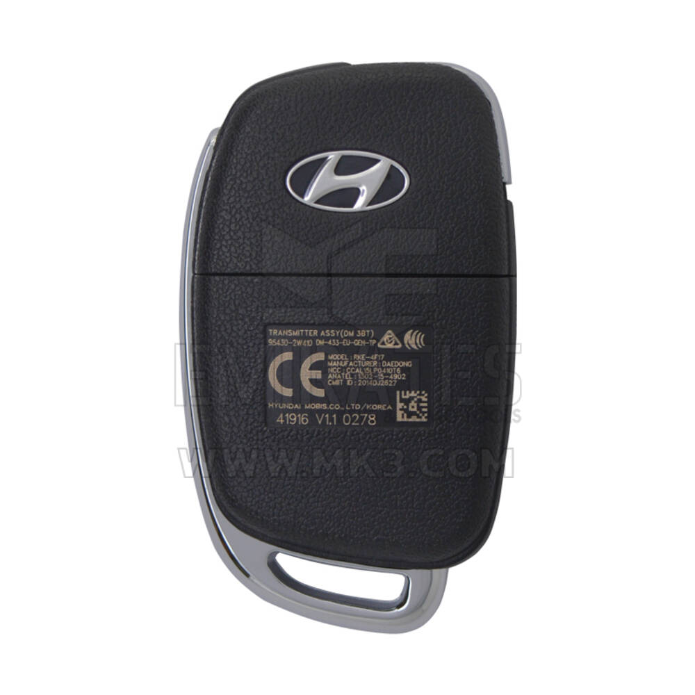 Hyundai Santa Fe 2016 Выкидной дистанционный ключ 433 МГц 95430-2W410 | МК3