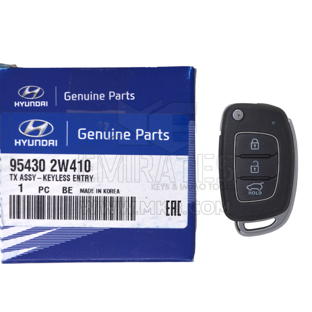 Hyundai Santa Fe 2016 Genuine Flip Remote Key 433MHz 95430-2W410 - MK16151 - f-2