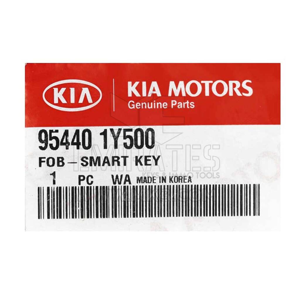 Brand NEW KIA Picanto 2016 Genuine/OEM Smart Key Remoto 3 Botões 433MHz 95440-1Y500 954401Y500 | Chaves dos Emirados