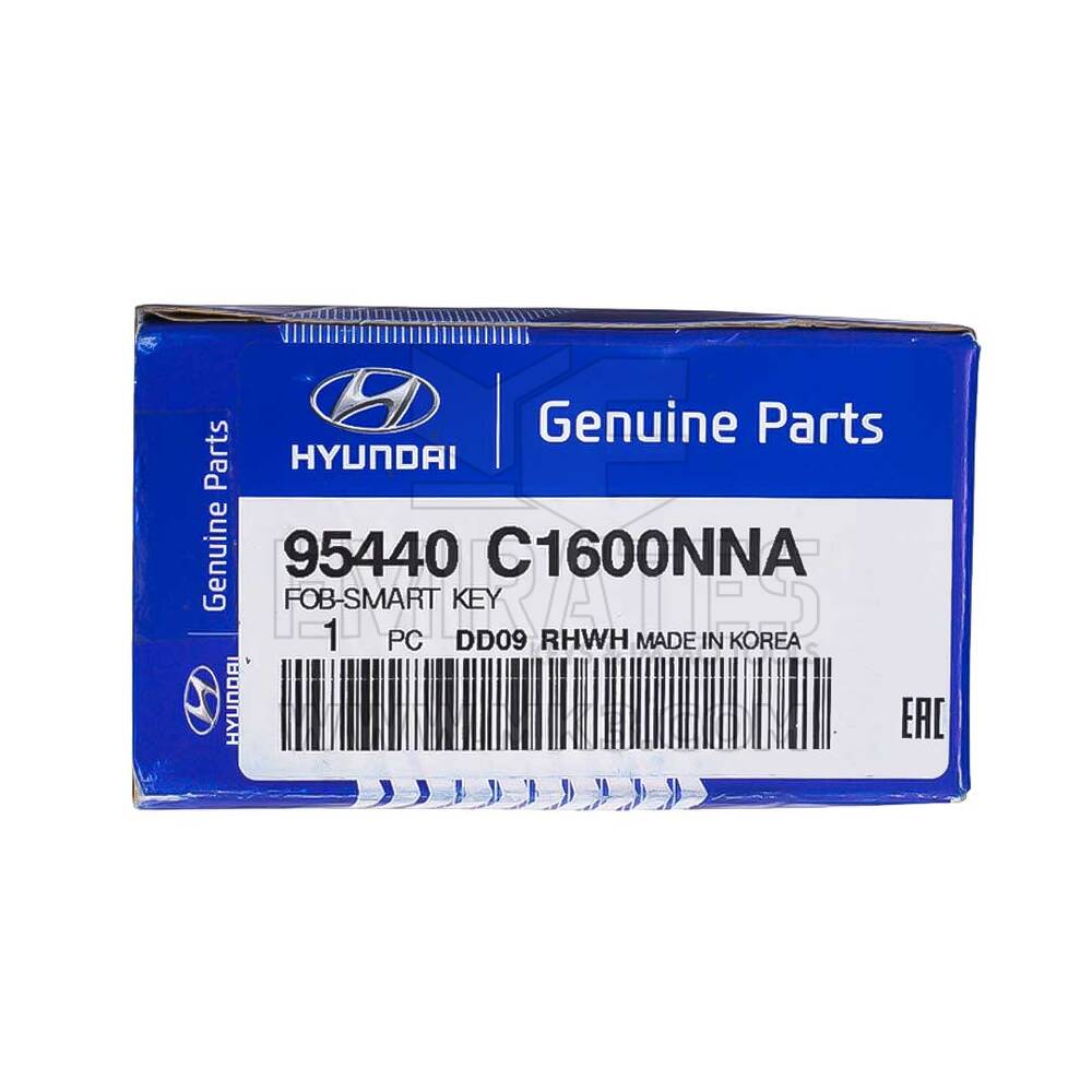 NOVO Hyundai Sonata 2018-2019 Genuine/OEM Smart Key Remoto 3 Botões 433MHz 95440-C1600NNA 95440C1600NNA | Chaves dos Emirados