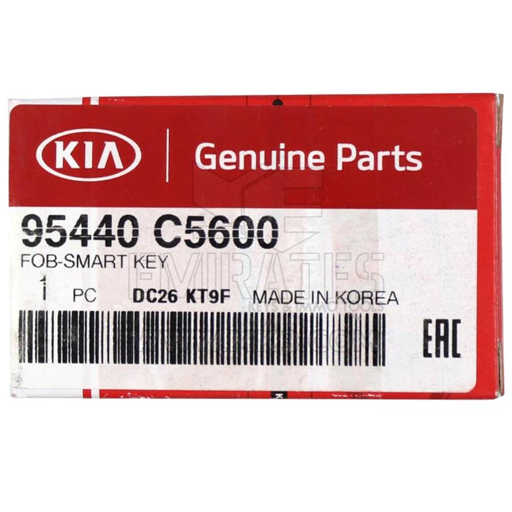 NOVO KIA Sorento 2018-2019 Genuine/OEM Smart Key Remote 3 Buttons 433MHz Número da peça do fabricante: 95440-C5600 FCC ID: TFKB1G0024 | Chaves dos Emirados