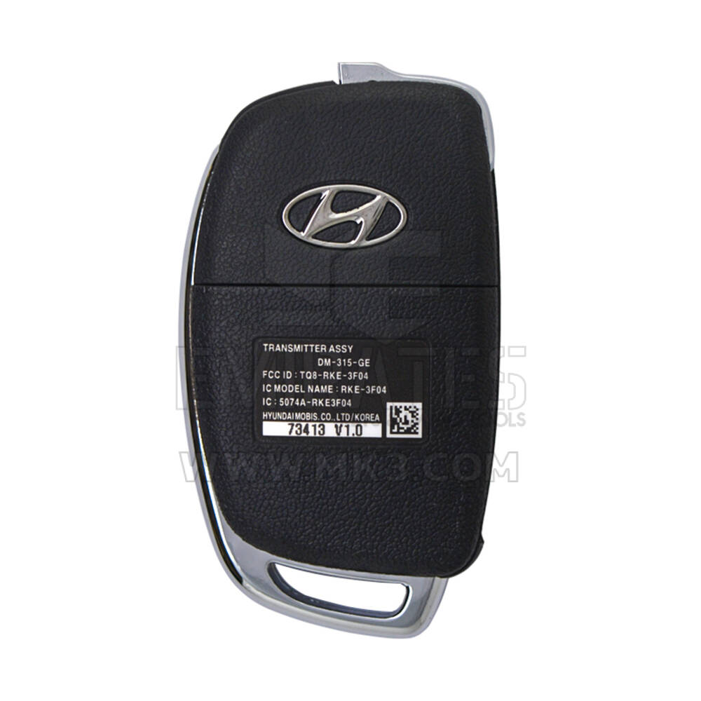 Hyundai Santa Fe 2015 Flip Remote Key 315MHz 95430-4Z100 | MK3
