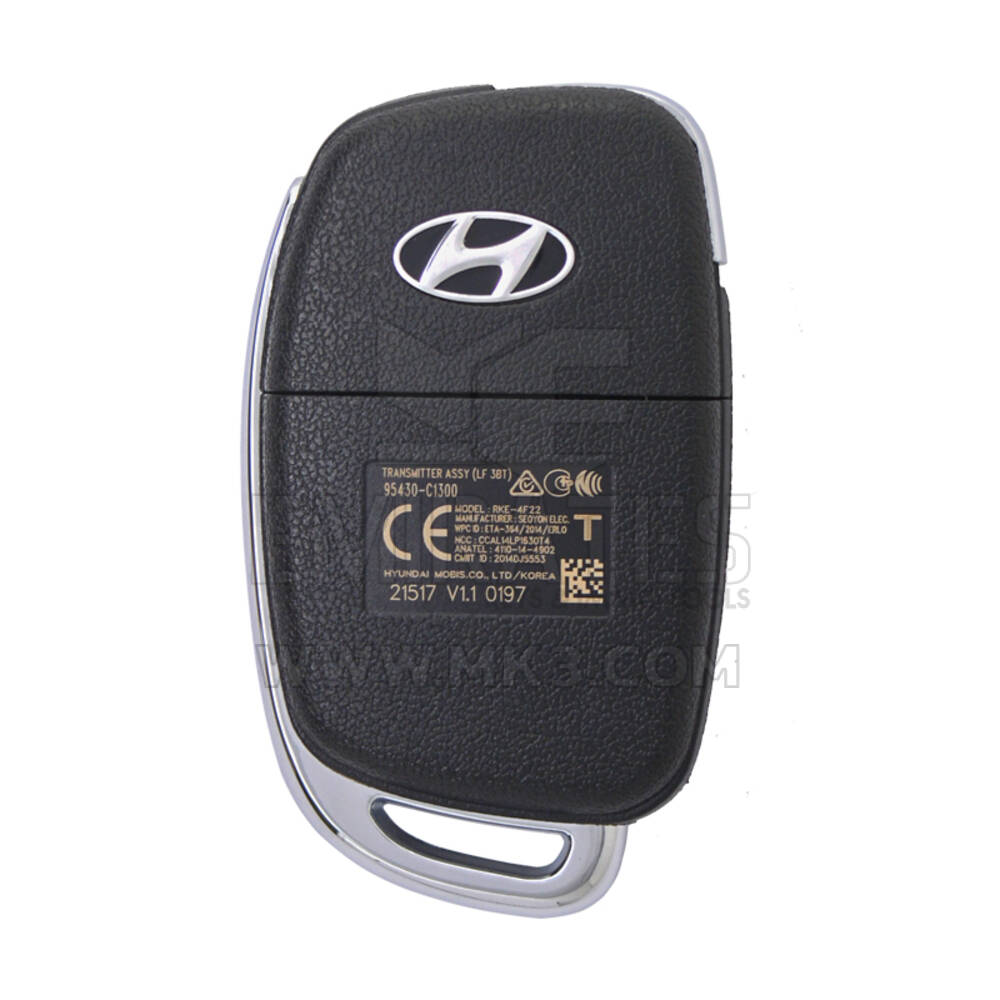 Clé à distance rabattable Hyundai Sonata 2018 433 MHz 95430-C1300 | MK3