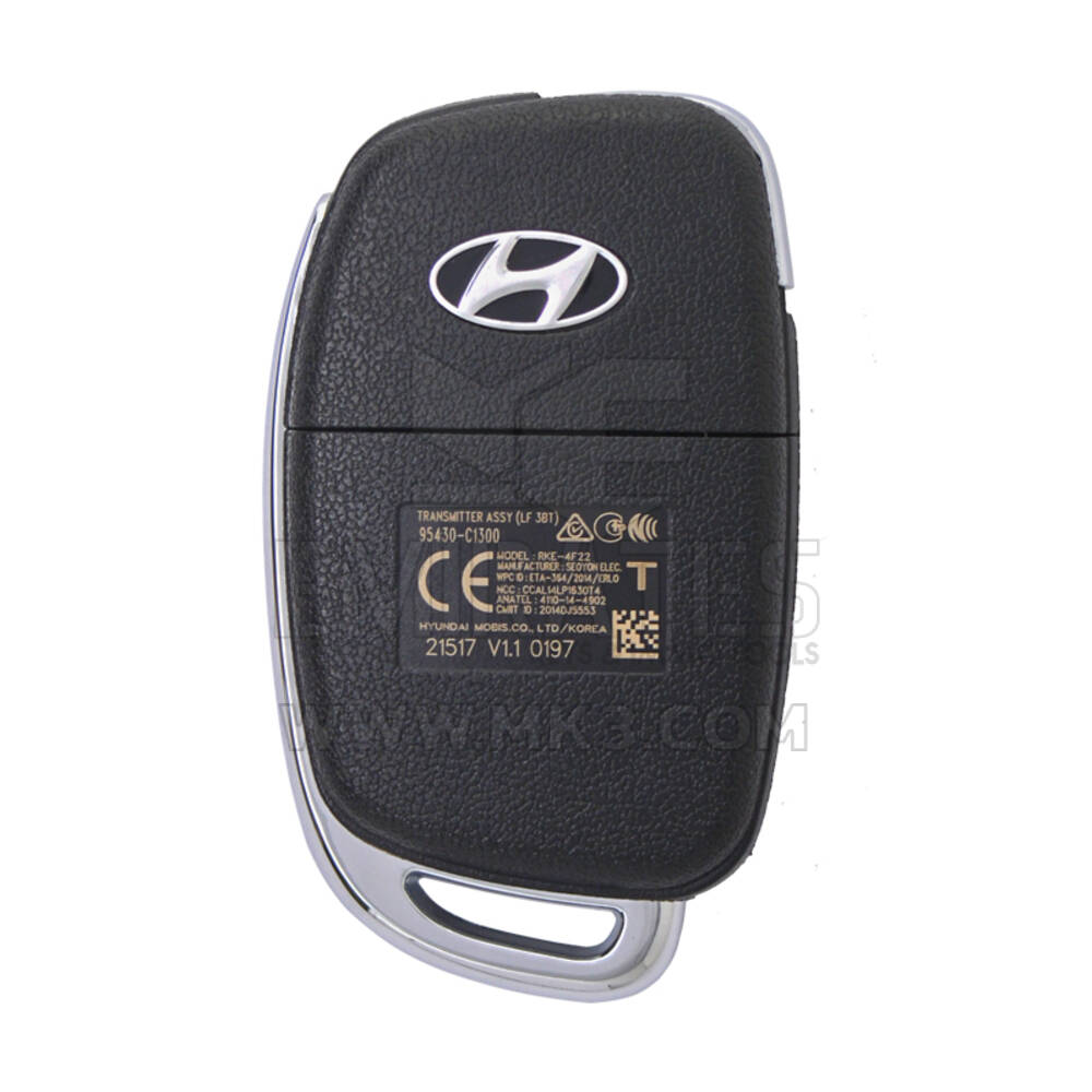 Hyundai Sonata 2018 Flip Remote Key 433MHz 95430-C1300 | mk3