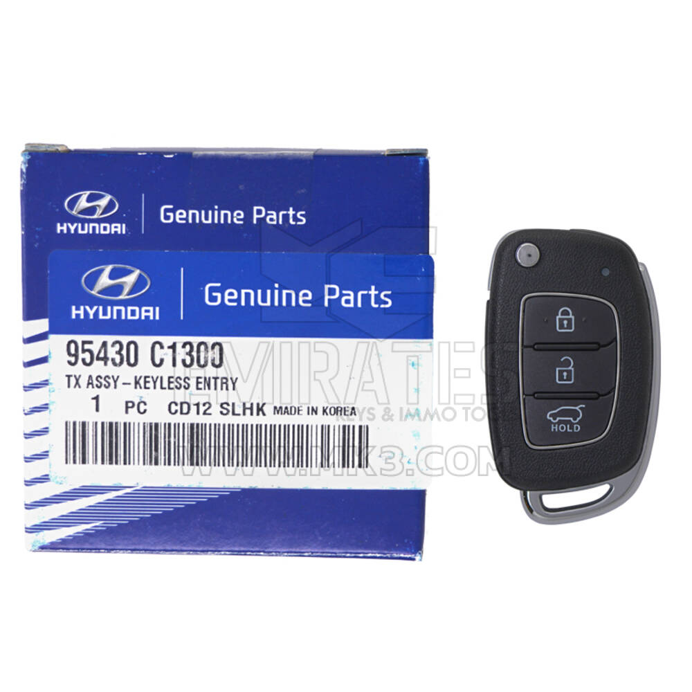 Hyundai Sonata 2018 Llave remota genuina 433MHz 95430-C1300 - MK16190 - f-2