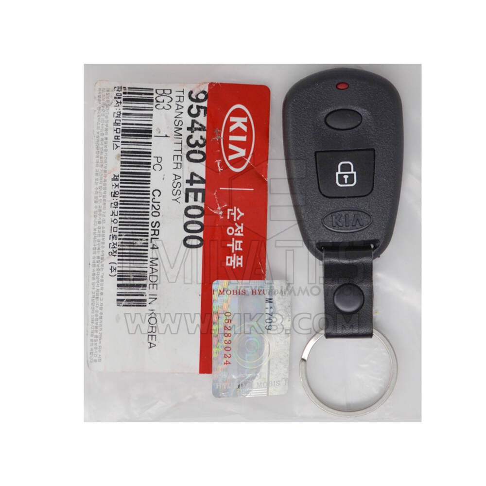 NUEVO KIA Genuine/OEM Remote 2 Botones 433MHz Número de pieza del fabricante: 95430-4E000 / 954304E000 | Claves de los Emiratos