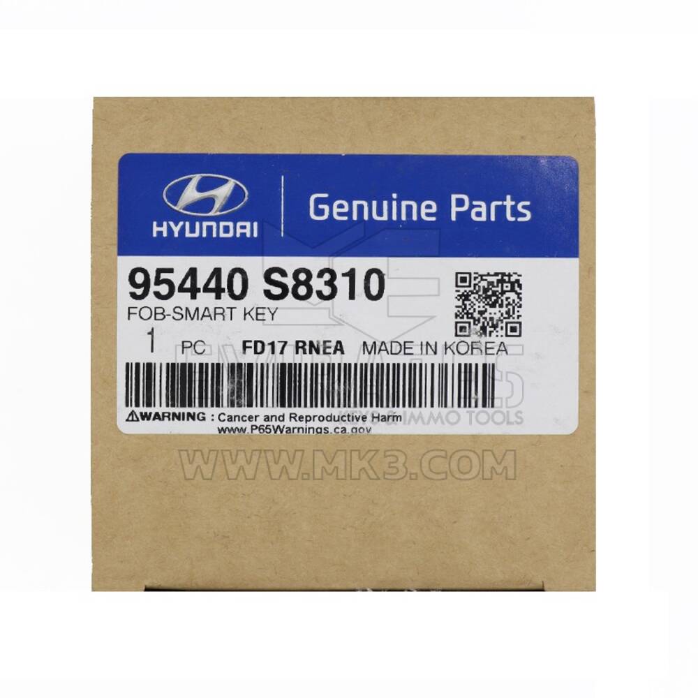 Yeni Hyundai PALISADE 2019-2021 Orijinal/4 Düğmeli ve 433 MHz frekanslı OEM Akıllı Anahtar ve parça numarası: 95440-S8310 / FCCID: TQ8-FOB-4F19 | Emirates Anahtarları