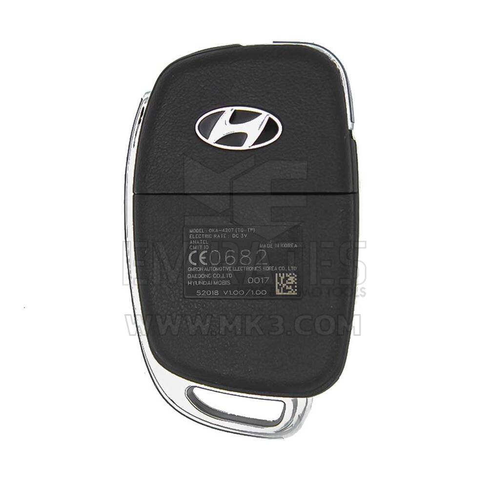 Hyundai H1 2016+ Llave remota abatible 433MHz 95430-4H400 | mk3