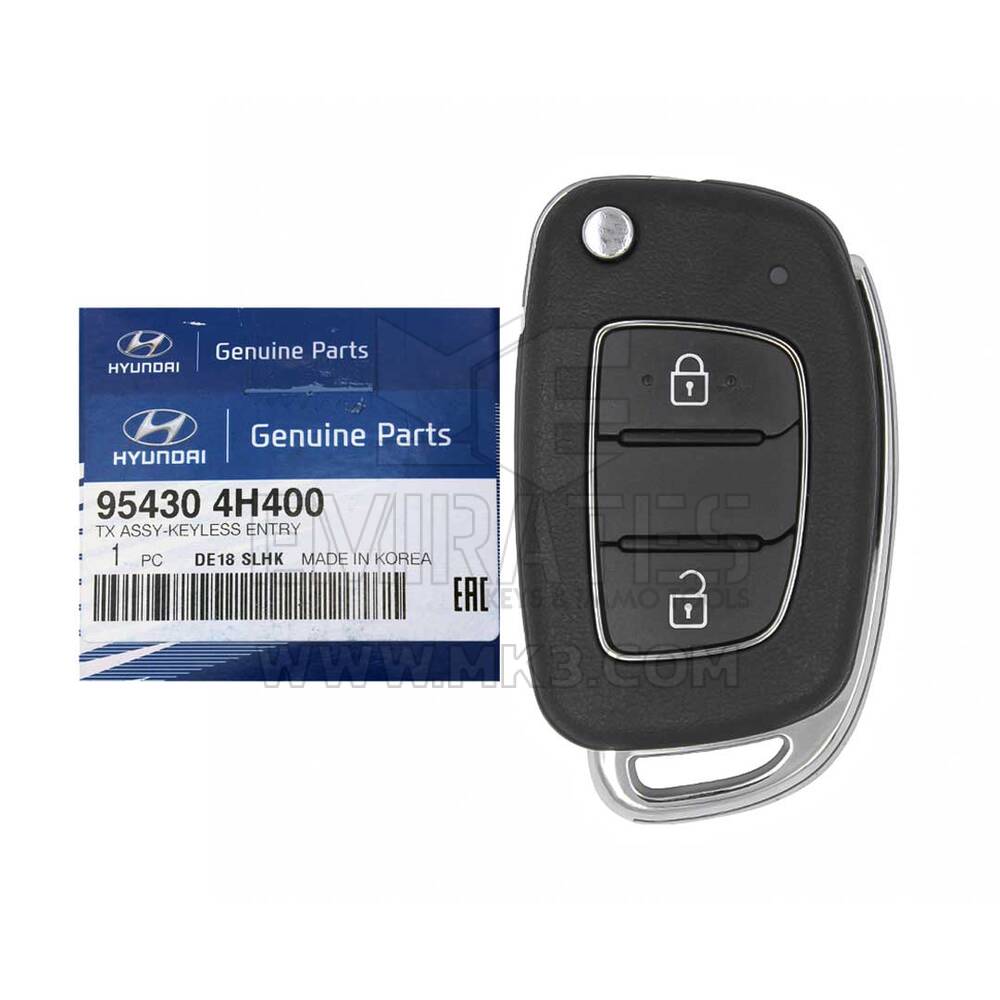 Brand New Hyundai H1 2016-2020 Genuine Flip Remote Key 2 Buttons 433MHz 95430-4H400 / 95430-4H300 / 95430-4H401, FCCID: OKA-420T | Chaves dos Emirados