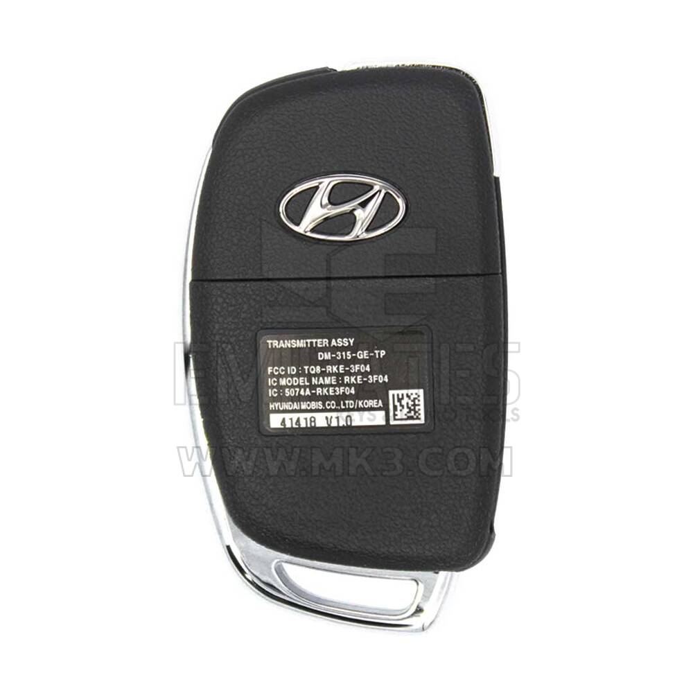 Hyundai Santa Fe 2014 Flip Remote Key 315MHz 95430-4Z001 | MK3