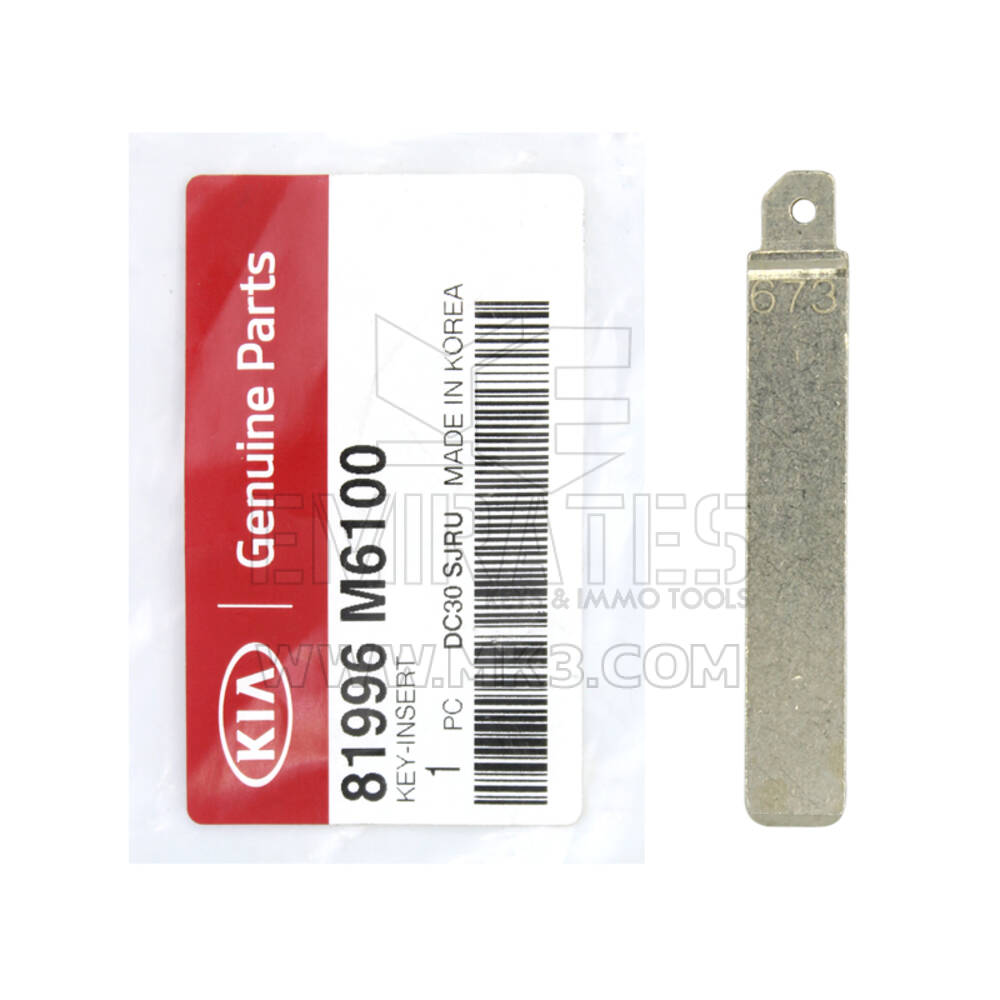 KIA Cerato Hoja de llave remota con tapa genuina 81996-M6100 | MK3