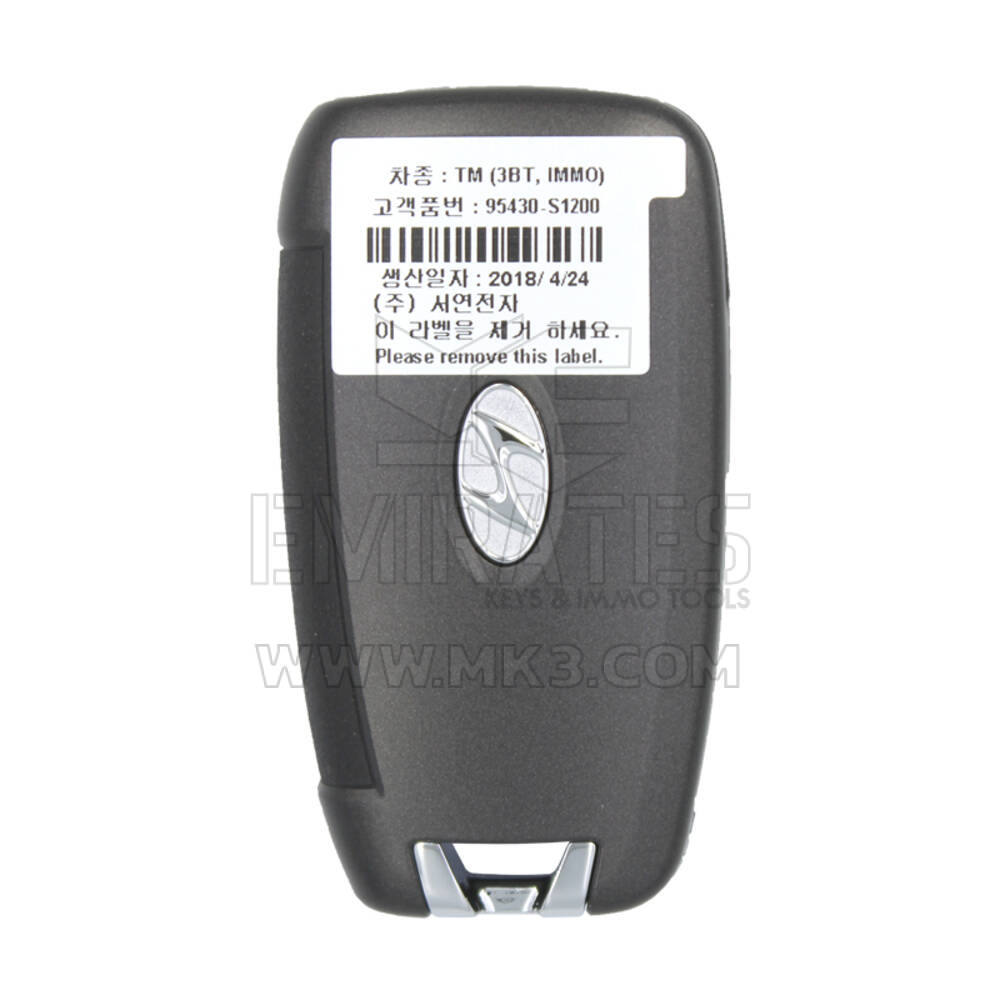 Hyundai Santa Fe 2018 Flip Remote Key 433MHz 95430-S1200 | mk3