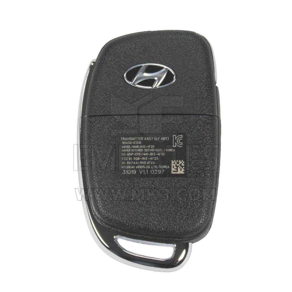 Hyundai Sonata 2018 Flip Remote Key 433MHz 95430-C1210 | MK3