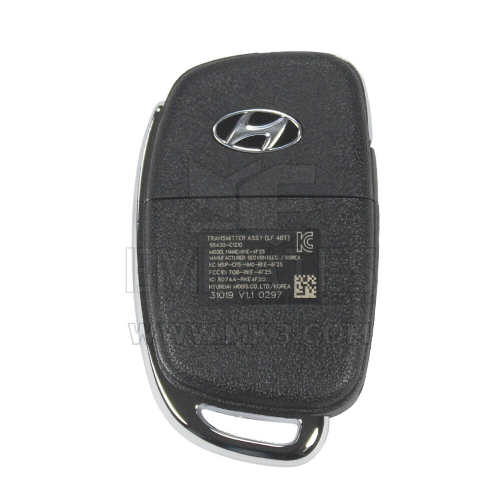 Chiave telecomando Hyundai Sonata 2018 Flip 433 MHz 95430-C1210 | MK3