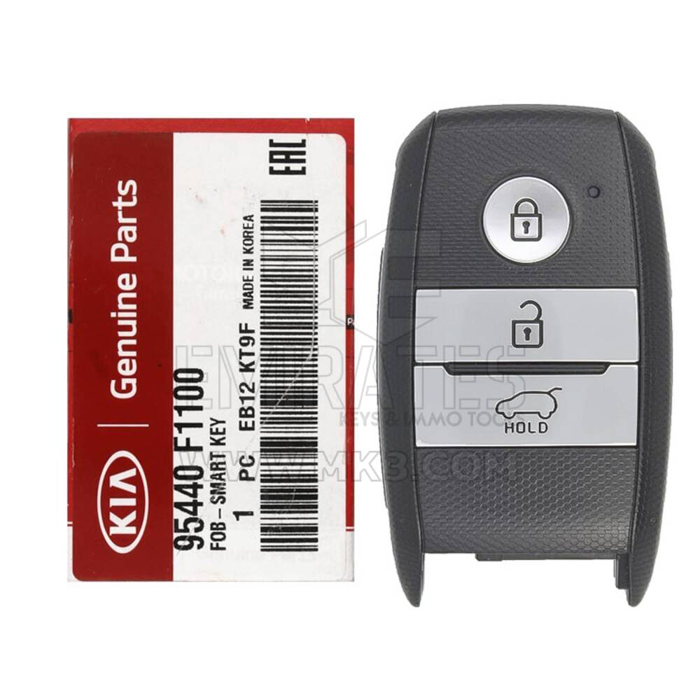 NOVO KIA Sportage 2019 Genuine/OEM Smart Remote Key 3 Buttons 433MHz 95440-F1100 95440F1100 / FCCID: FOB-4F08 | Chaves dos Emirados