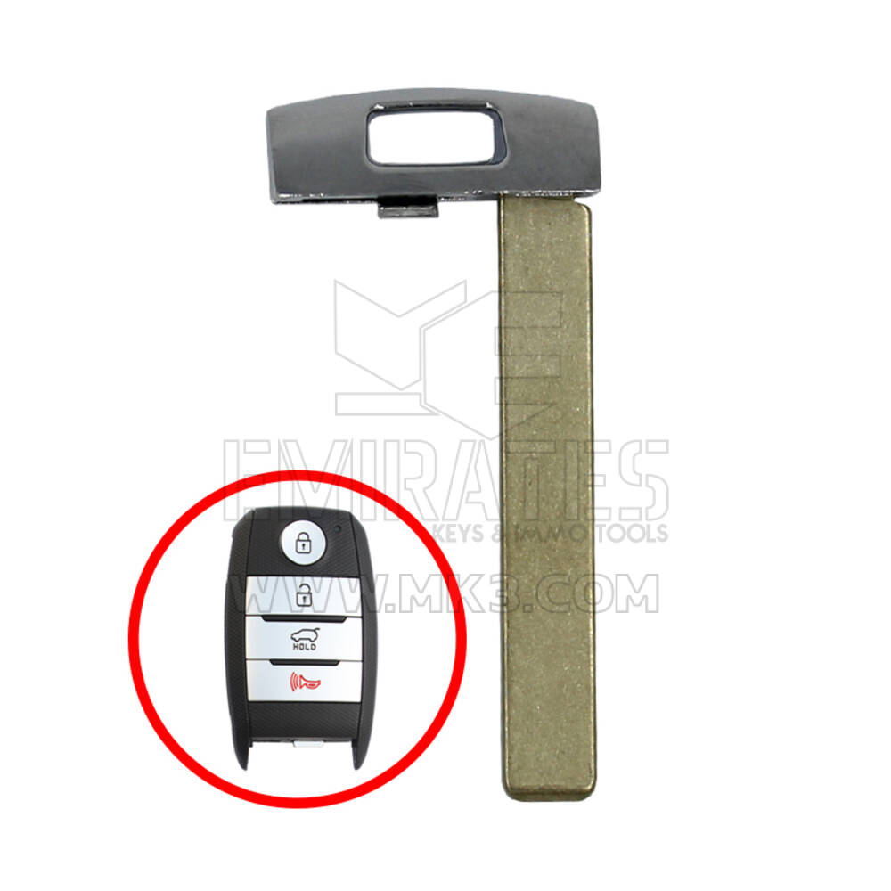 Kia Optima 2017 Emergency Smart Remote Key Blade