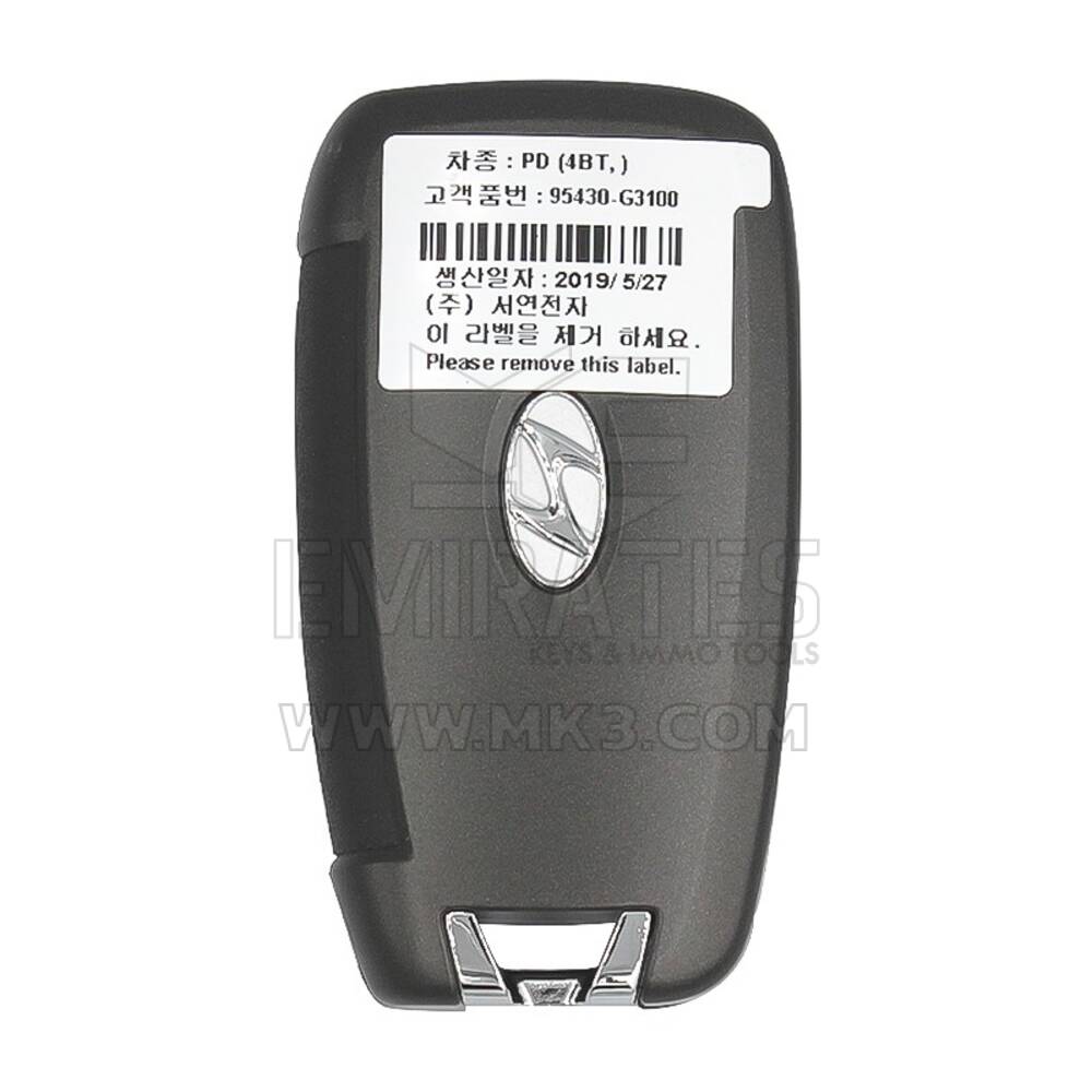 Hyundai Elantra GT 2019 Flip Remote Key 433MHz 95430-G3100 | MK3