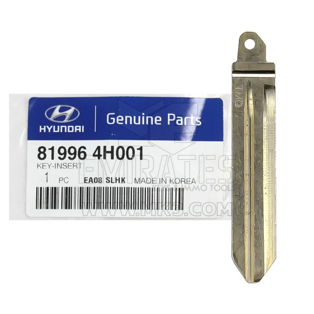 Hyundai H1 2016 Genuine Flip Remote Key Blade| MK3