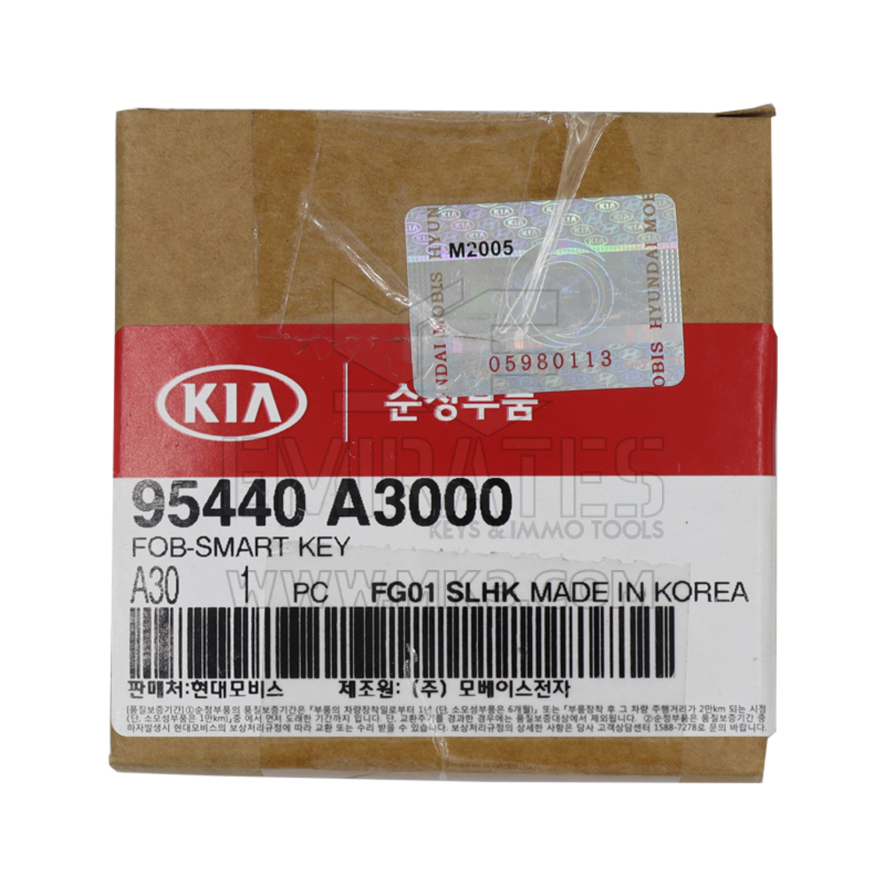 مفتاح ريموت ذكي أصلي لسيارة كيا راي 2010 بتردد 433 ميجاهرتز 95440-A3000 - MK16260 - f-2
