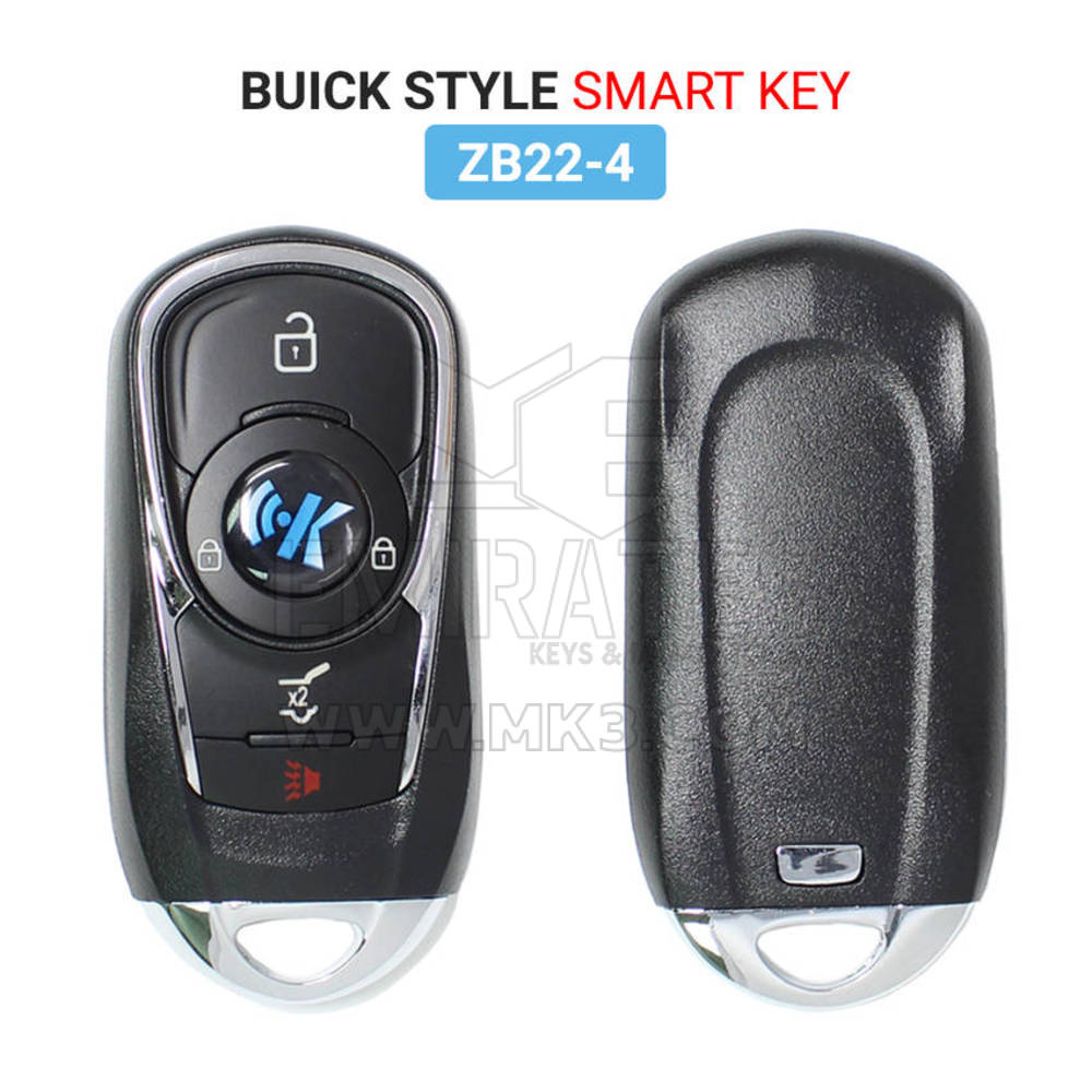 Keydiy KD Evrensel Akıllı Uzaktan Anahtar Buick Tarzı ZB22-4 KD900 ve KeyDiy KD-X2 Uzaktan Yapıcı ve Klonlayıcı ile Çalışır | Emirates Anahtarları