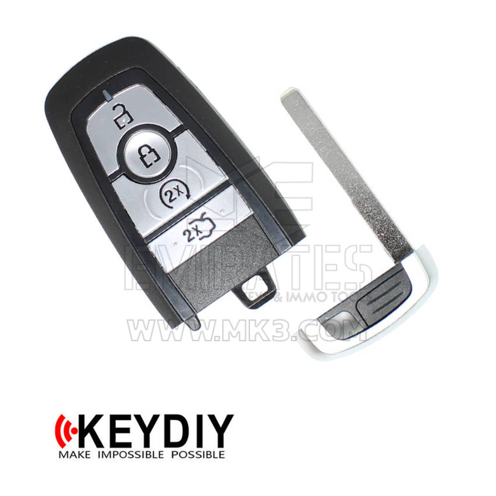 Keydiy KD Universal Smart Remote Key 4 Botones Ford Tipo ZB21-4 - MK16324 - f-2