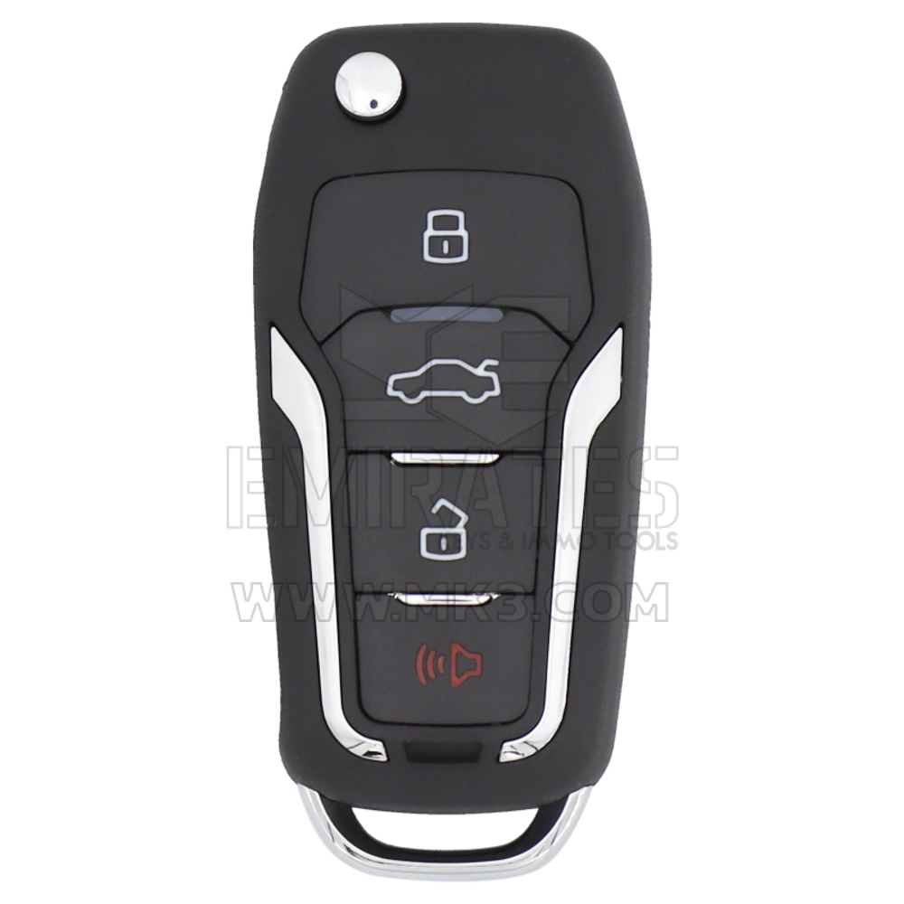 KeyDiy KD Chiave Telecomando Universale Flip 3+1 Pulsanti Ford Tipo NB12-4