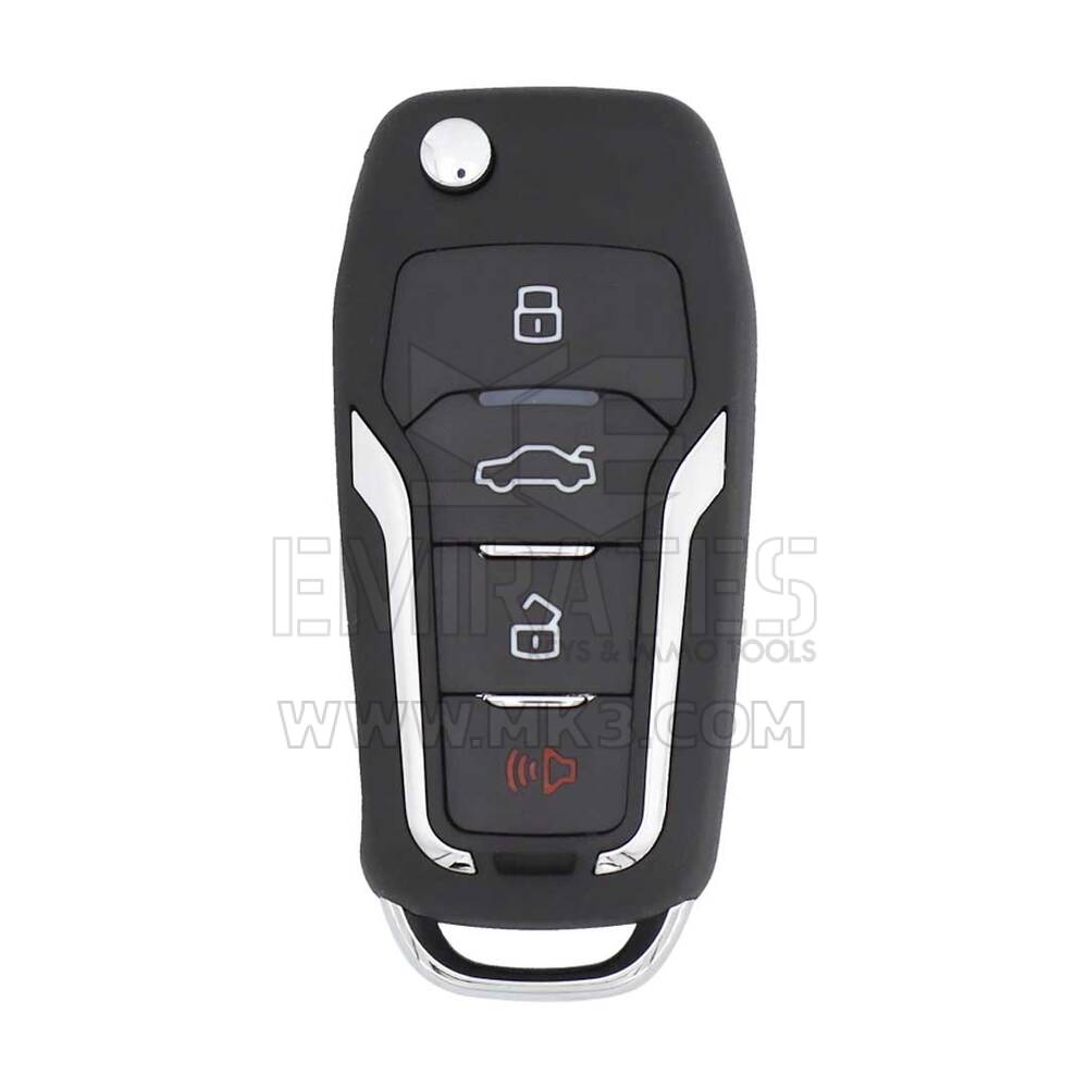 KeyDiy KD chave remota inteligente universal 3+1 botão Ford tipo ZB12-4