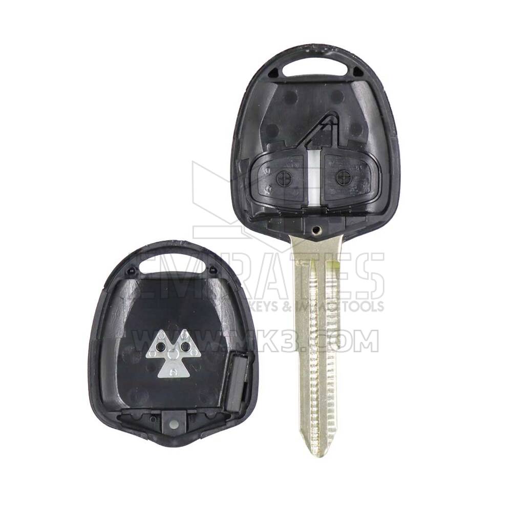 Nuevo Mitsubishi Pajero 2007 Genuine/OEM Remote Key Shell 2 botones Número de pieza del fabricante: 6370C101 | Cayos de los Emiratos