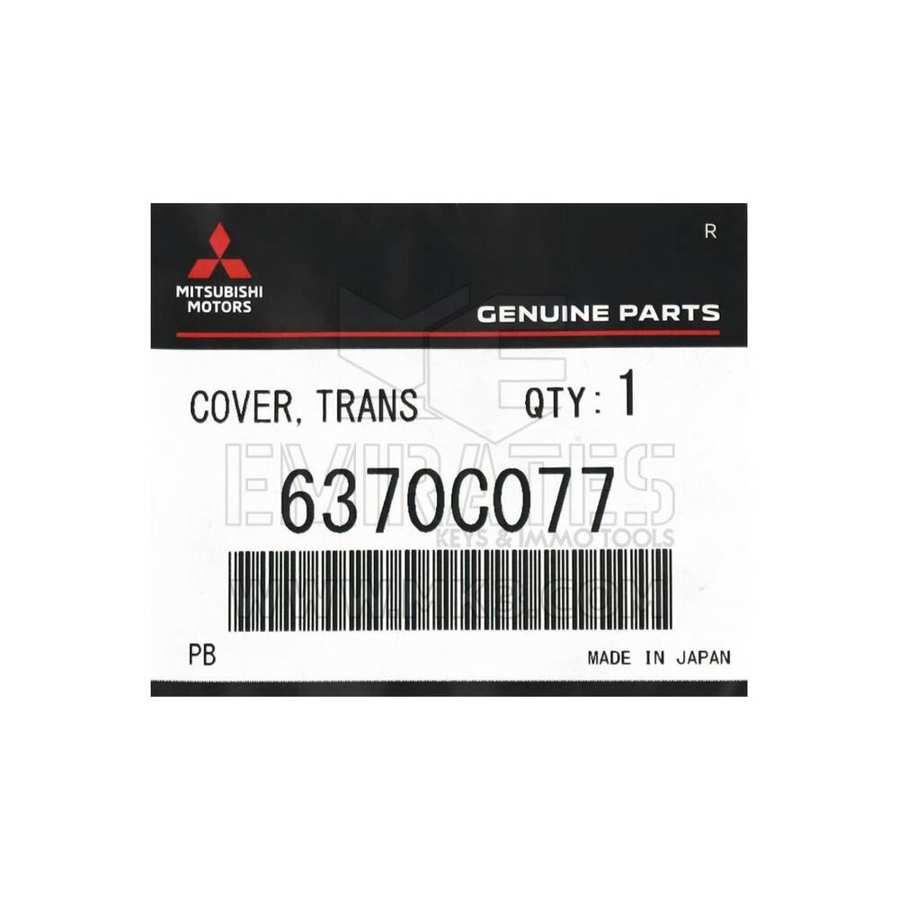 Nouvelle coque de clé à distance d'origine Mitsubishi Lancer 2012 d'origine à 2 boutons Numéro de pièce du fabricant : 6370C077 | Clés des Émirats