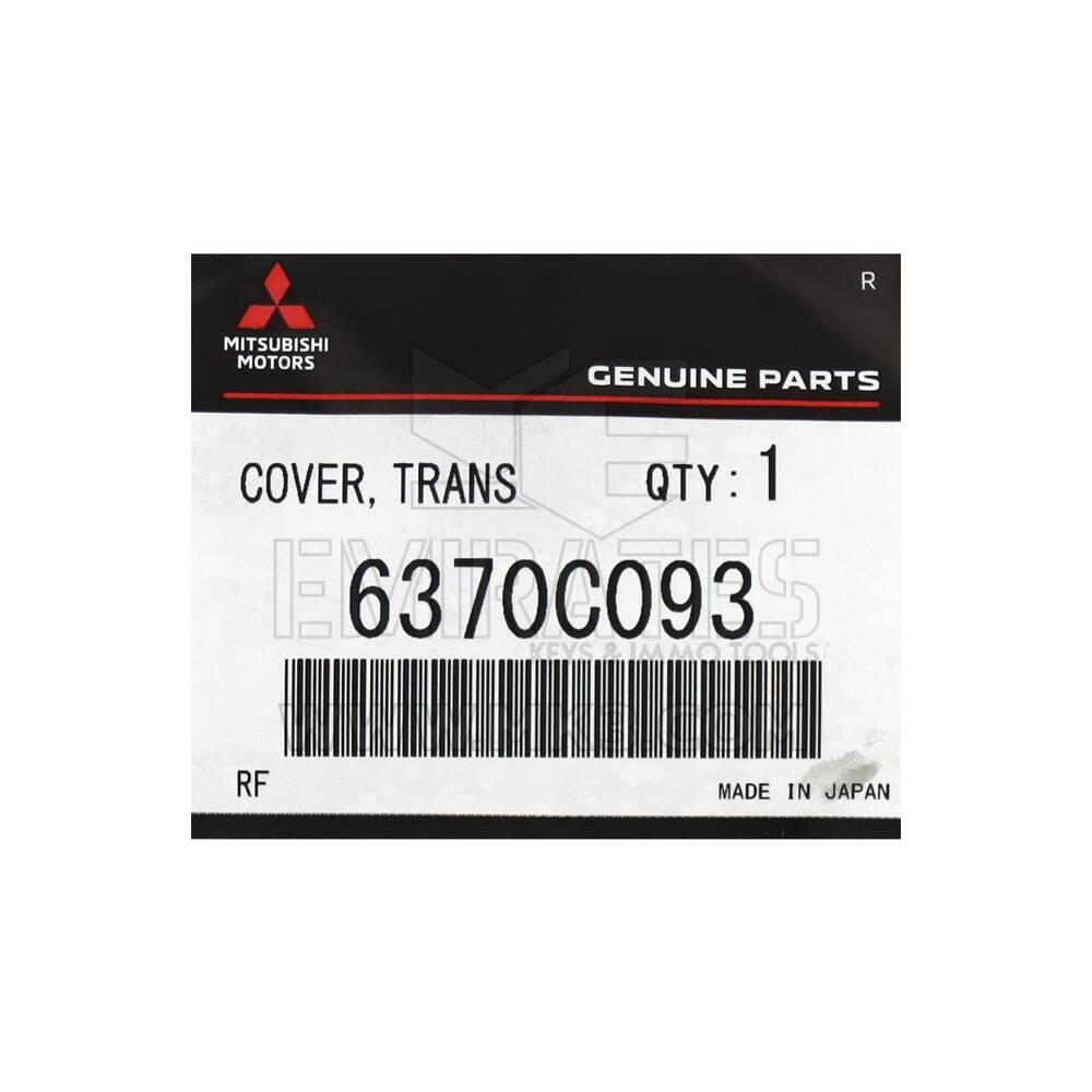 Nuovo Genuine-OEM Mitsubishi Lancer 2012 Genuine Remote Key Shell 3 Button Codice produttore: 6370C093 | Chiavi degli Emirati