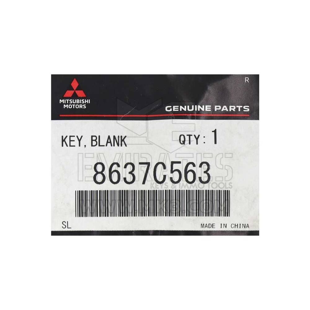 Новый оригинальный Смарт ключ Mitsubishi Xpander 2019, 2 кнопки, 433 МГц, номер детали OEM: 8637C563, ID FCC: GHR-M014 | Emirates Keys