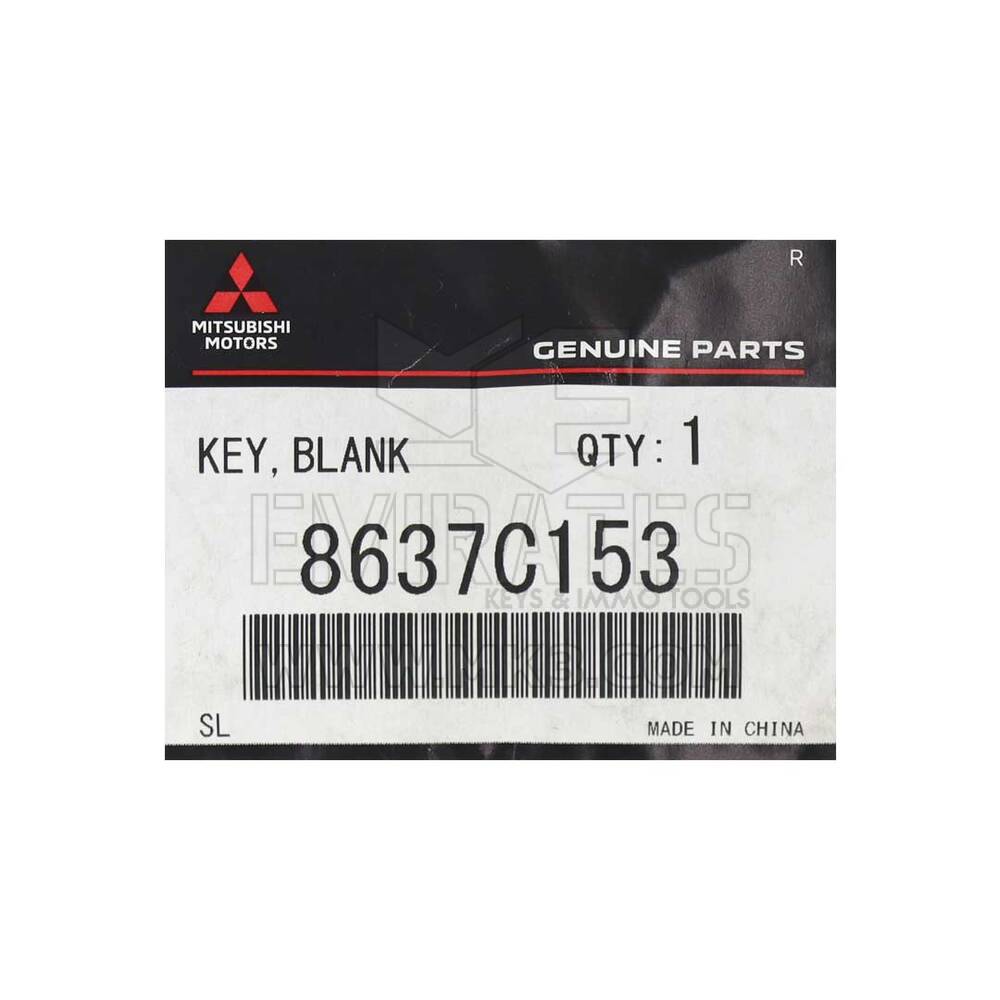 Télécommande intelligente Mitsubishi Eclipse 2019 authentique/OEM 2 boutons 433 MHz Numéro de pièce OEM : 8637C153/8637B638, ID FCC : GHR-M014 | Clés Emirates