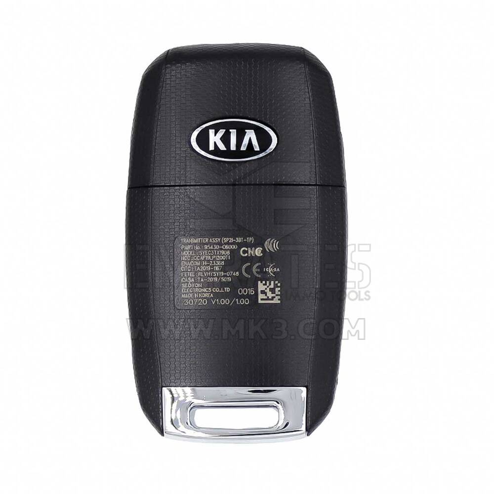 KIA Seltos Original Flip Chave Remota 3 Botões 95430-Q6000 | MK3
