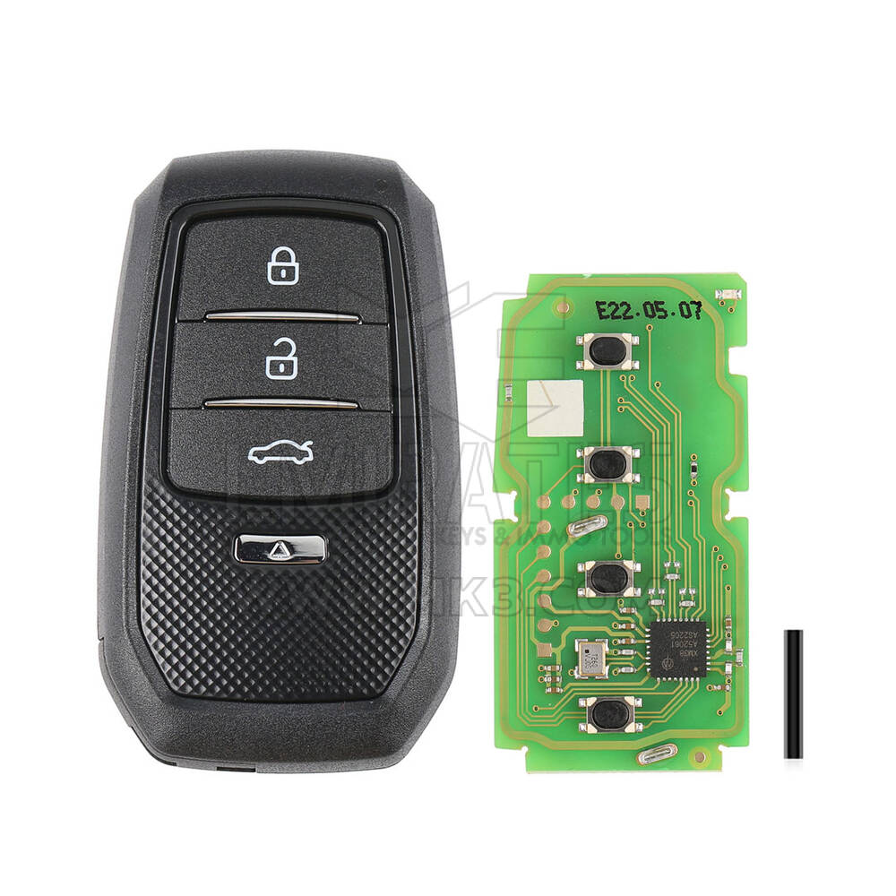 Xhorse Toyota XM38 Smart Key 4D 8A 4A الكل في واحد مع مفتاح شل يدعم إعادة كتابة XSTO01EN