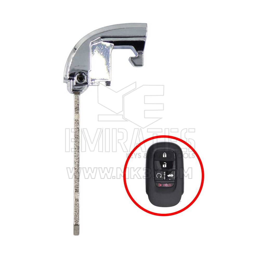 HONDA CIVIC 2022 Emergency Smart Remote Key Blade