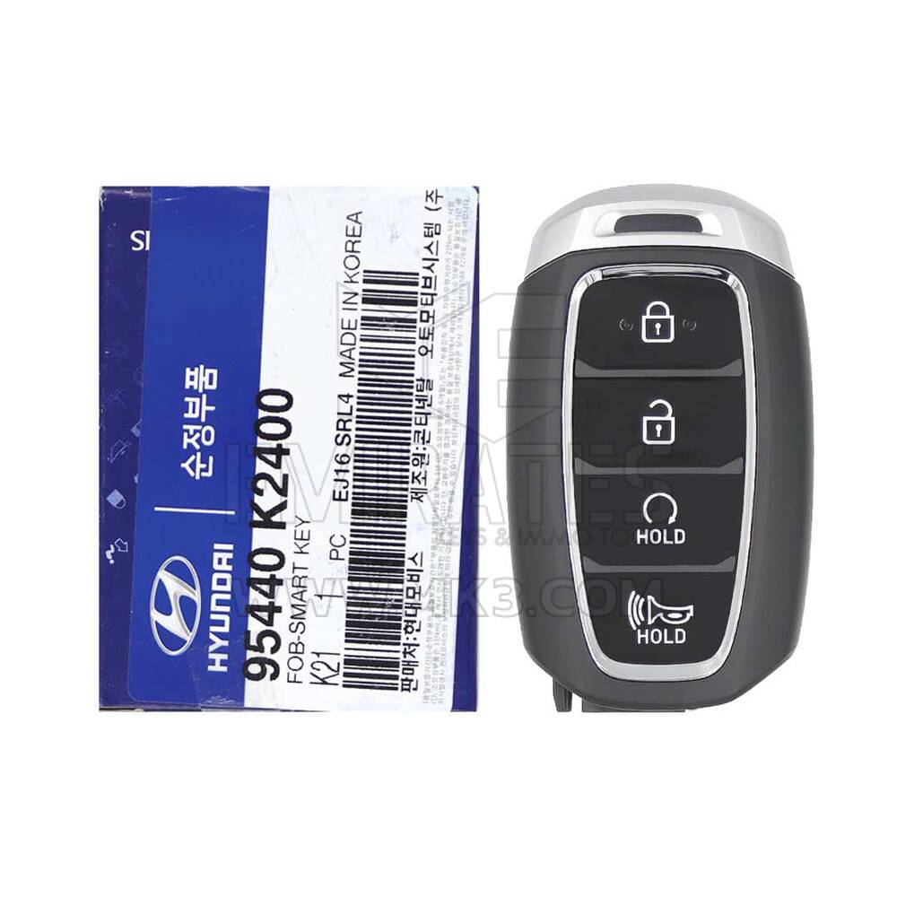 Mando a distancia original/OEM HYUNDAI Venue 2020-2021, 4 botones, 433 MHz, número de pieza: 95440-K2400 95440K2400 / FCCID: SY5IGFGE04 | Claves de los Emiratos