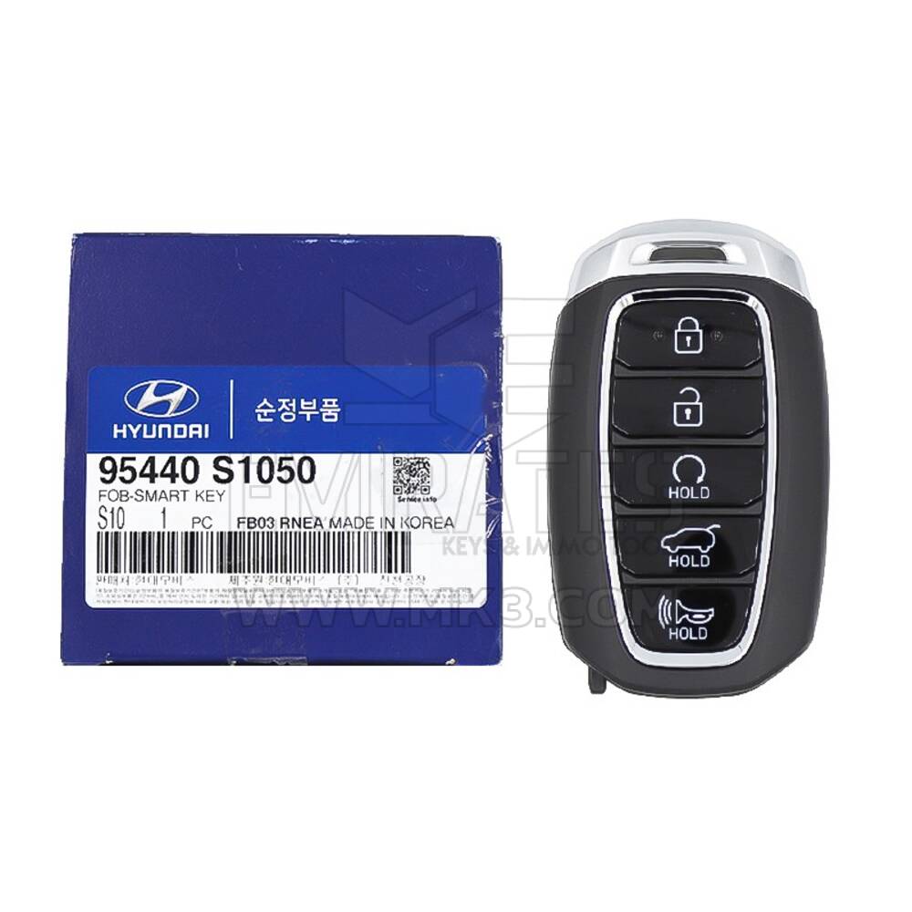 NUEVO Hyundai Santa Fe 2020 Genuine / OEM Smart Remote Key 5 Botones Auto Start Tipo 433MHz 95440-S1050 95440S1050 | Claves de los Emiratos