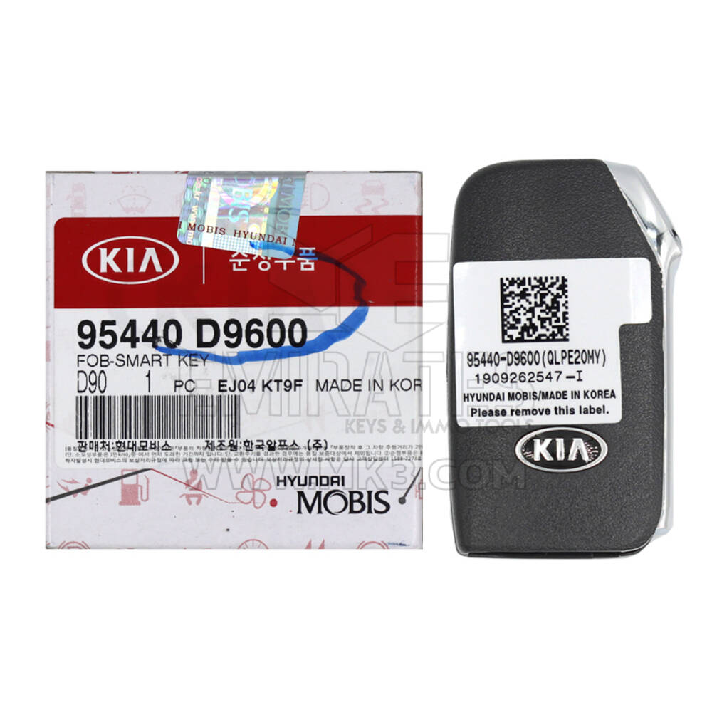 NEW KIA Sportage 2019-2021 Genuine/OEM Smart Remote Key 4 Buttons 433MHz Manufacturer Part Number: 95440-D9600 - FCC ID: TQ8-FOB-4F24 OEM Box  | Emirates Keys