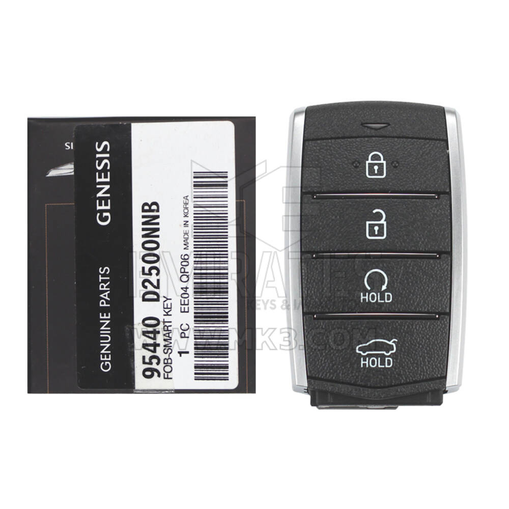 New Genesis 2020 Genuine/OEM Smart Remote Key 4 Buttons 433MHz 95440-D2500NNB 95440D2500NNB | Emirates Keys