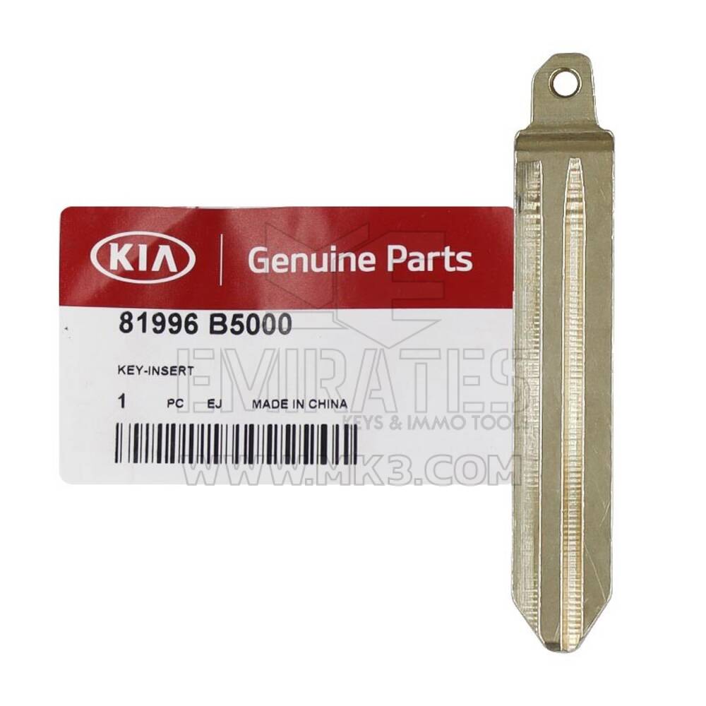 KIA Soluto 2020 Genuine Flip Remote Key Blade 81996-B5000 | MK3