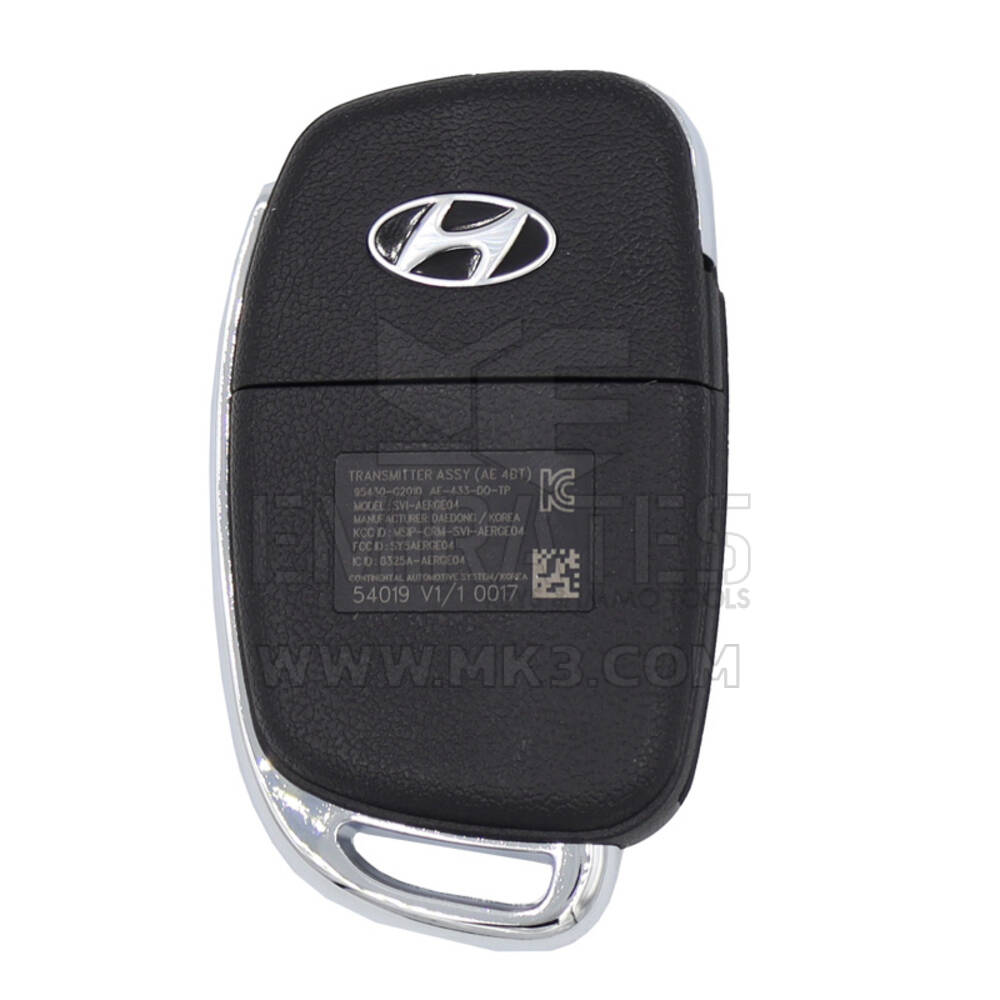 Hyundai Tucson 2016 Flip Remote Key 433MHz 95430-D3010 | mk3