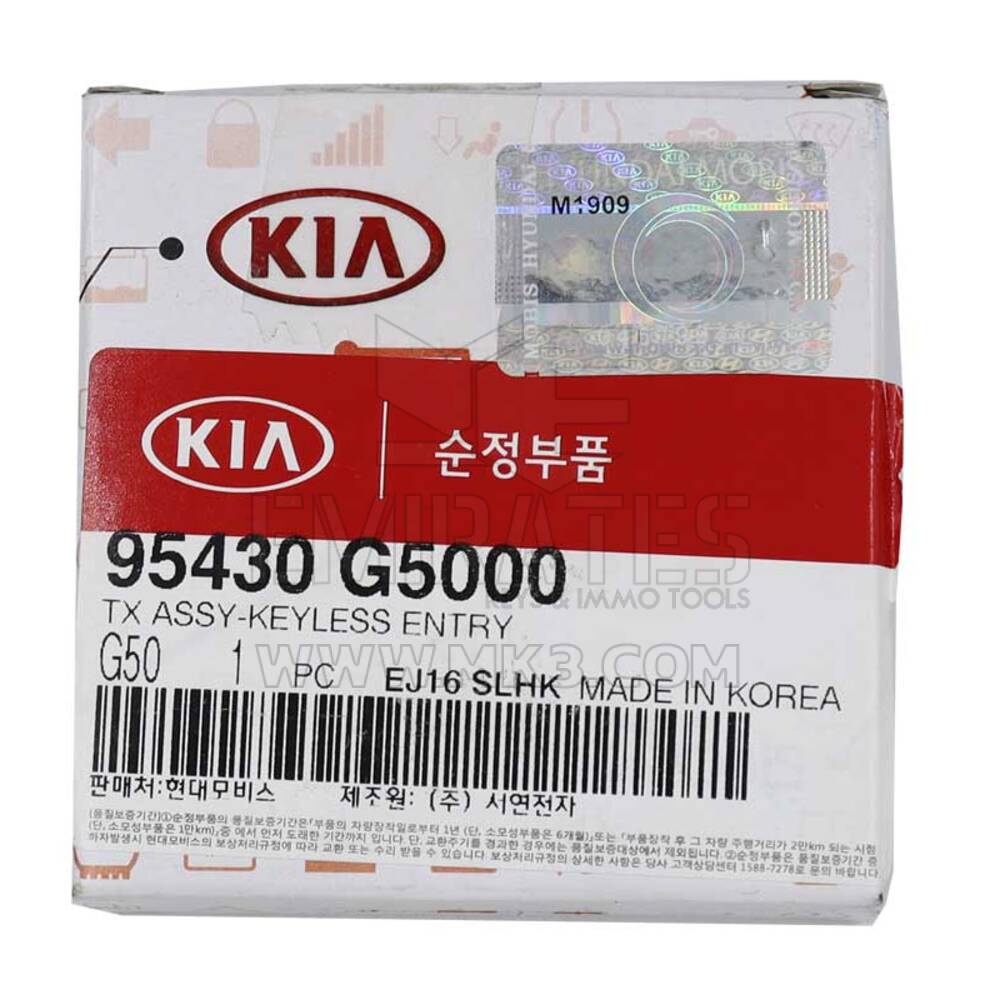 Nuevo KIA Niro 2020 Genuine/OEM Flip Remote Key 4 botones 433MHz Número de pieza del fabricante: 95430-G5000 | Claves de los Emiratos